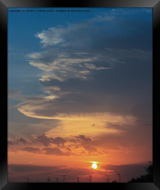 Johor sunset Framed Print by Stuart C Clarke