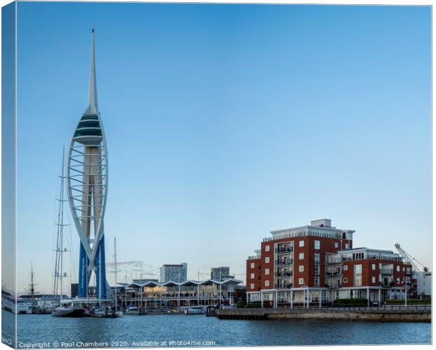 Portsmouth Harbour Canvas Print by Paul Chambers