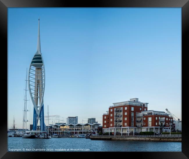Portsmouth Harbour Framed Print by Paul Chambers