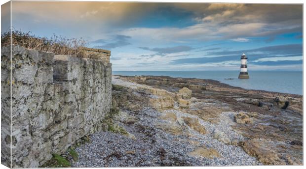 Old sea wall Canvas Print by Jonathon barnett