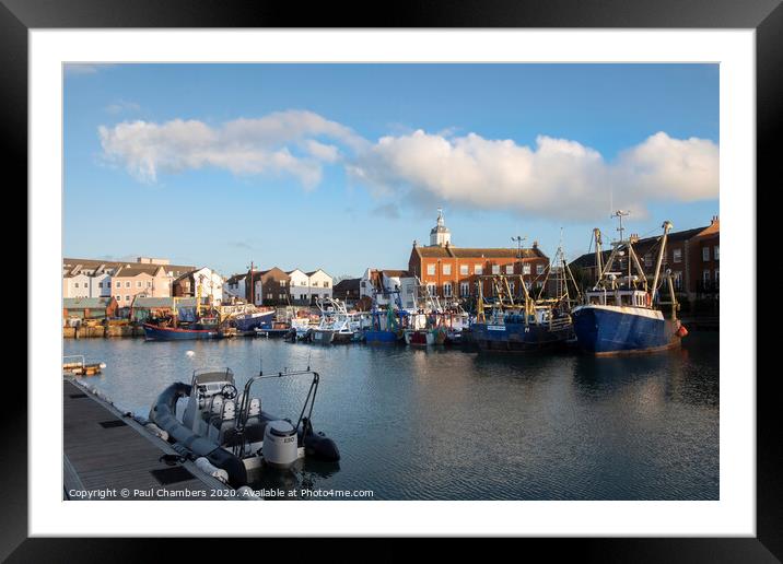 Camber Quay, Old Portsmouth Framed Mounted Print by Paul Chambers