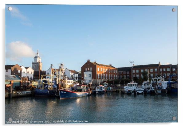 Camber Quay, Old Portsmouth Acrylic by Paul Chambers