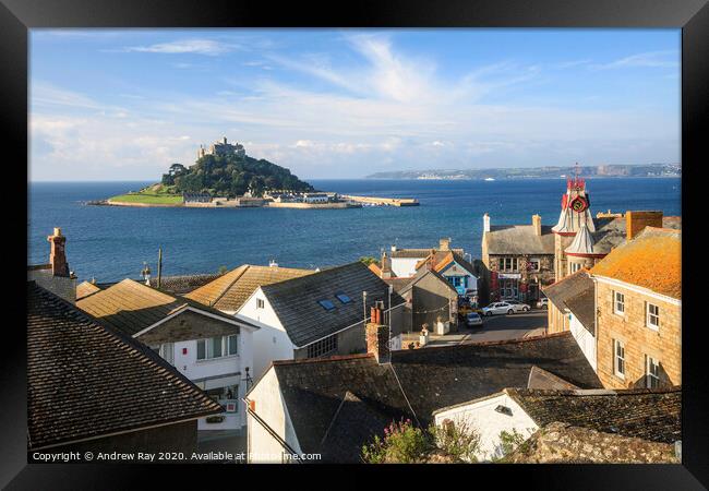 Marazion Square Framed Print by Andrew Ray