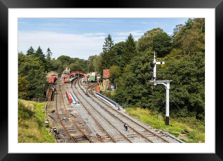 Goathland train station Framed Mounted Print by Jason Wells