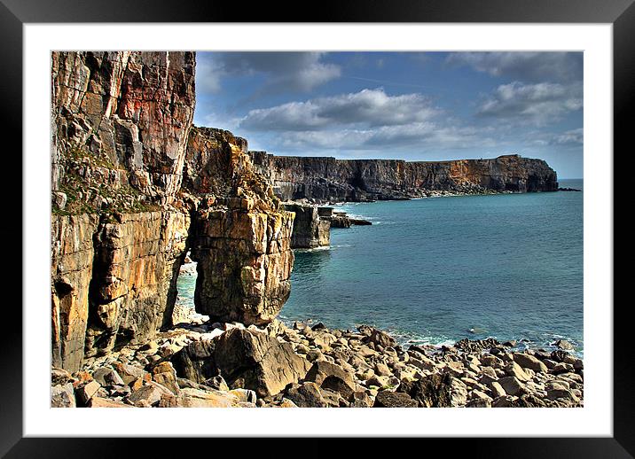 Pembroke Framed Mounted Print by R K Photography