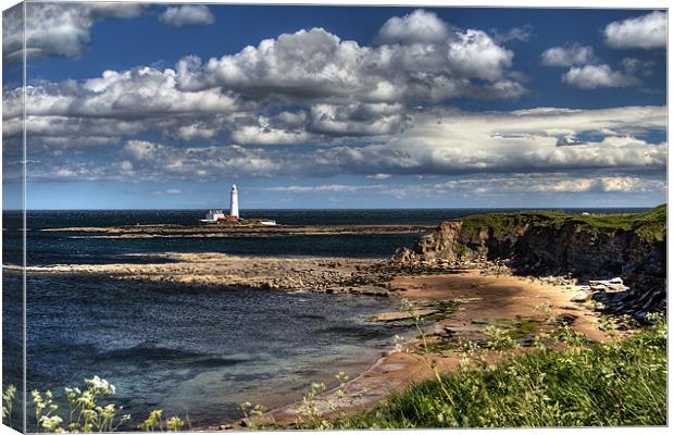 St Mary's on a Windy Day Canvas Print by Paul Appleby