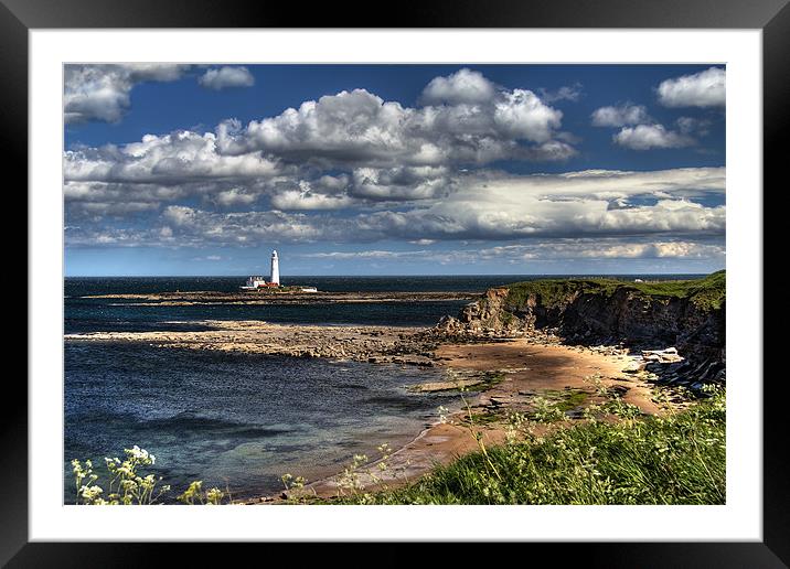 St Mary's on a Windy Day Framed Mounted Print by Paul Appleby