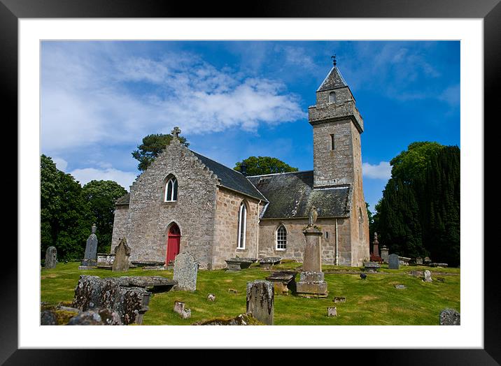 Cawdor Church Framed Mounted Print by Jacqi Elmslie