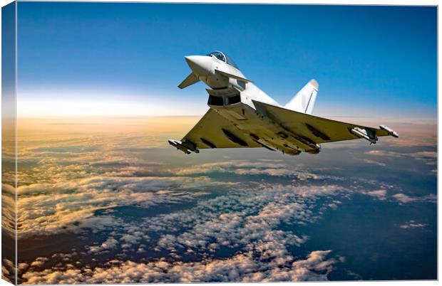 Typhoon above the clouds Canvas Print by David Stanforth