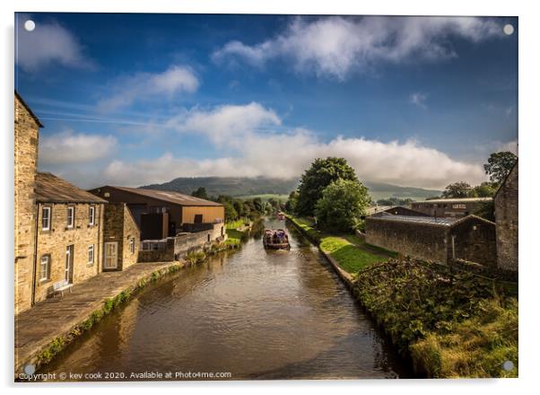 Gargrave canal Acrylic by kevin cook