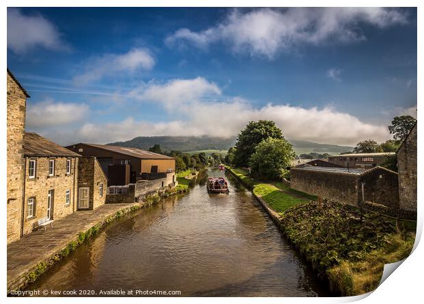 Gargrave canal Print by kevin cook