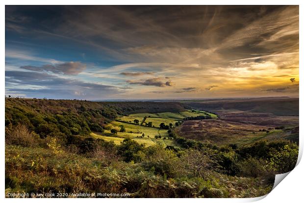 Hole of Horcum Print by kevin cook