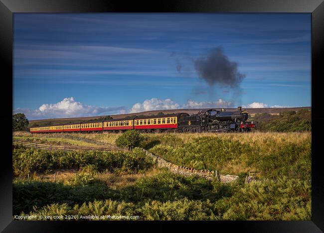 North yorkshire steam Framed Print by kevin cook