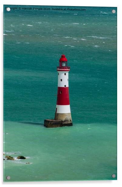 Beachy Head Lighthouse Acrylic by Hannah Temple