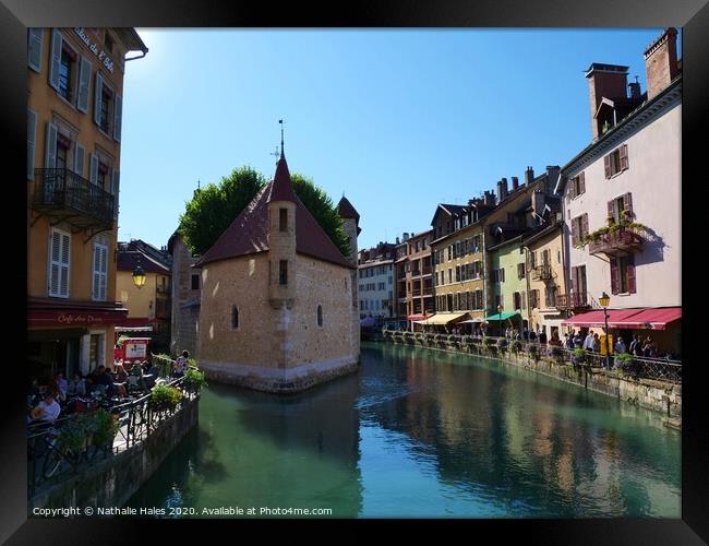 Annecy - Le Vieux Prison Framed Print by Nathalie Hales