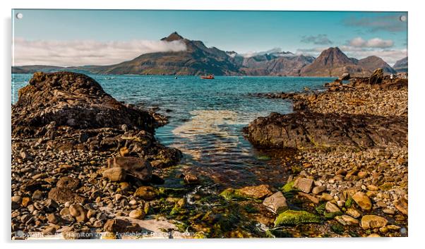 Elgol, Isle of Skye, Scotland Acrylic by jim Hamilton