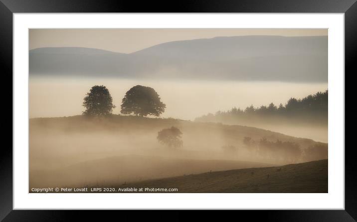 Morning Mists Framed Mounted Print by Peter Lovatt  LRPS