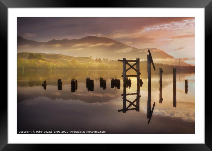 Loch Awe Early Morning Framed Mounted Print by Peter Lovatt  LRPS