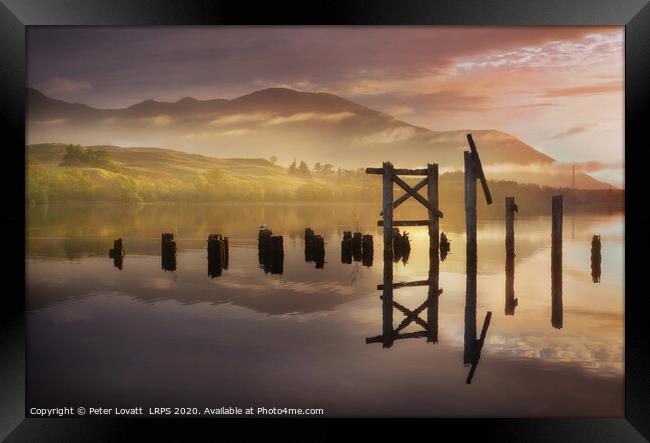 Loch Awe Early Morning Framed Print by Peter Lovatt  LRPS