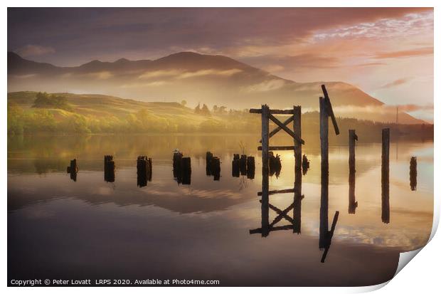 Loch Awe Early Morning Print by Peter Lovatt  LRPS