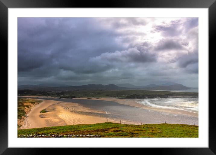 Storm over Inishowen Framed Mounted Print by jim Hamilton