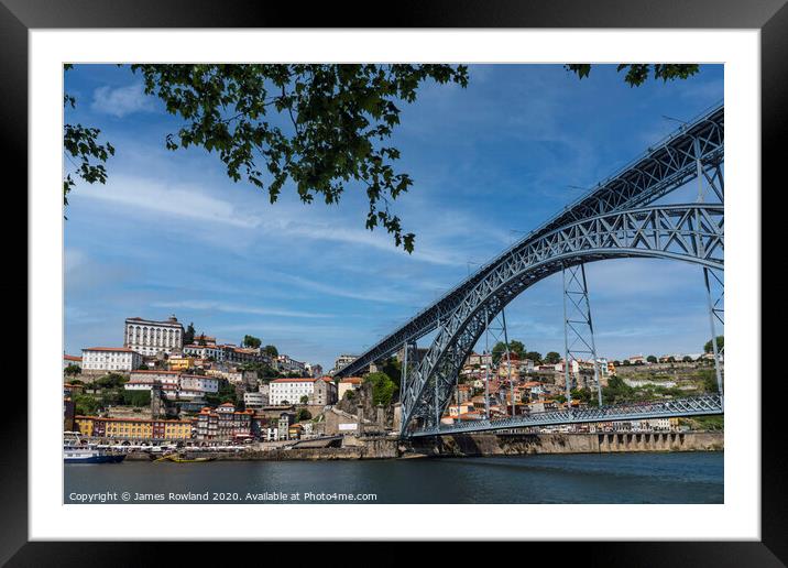 Porto Framed Mounted Print by James Rowland