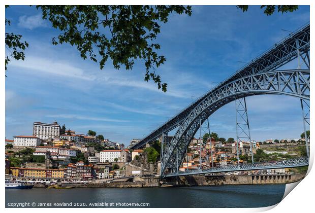 Porto Print by James Rowland