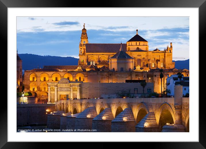 Cathedral Mosque of Cordoba Framed Mounted Print by Artur Bogacki