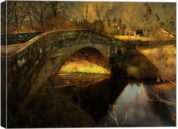 The Bridge Canvas Print by Irene Burdell