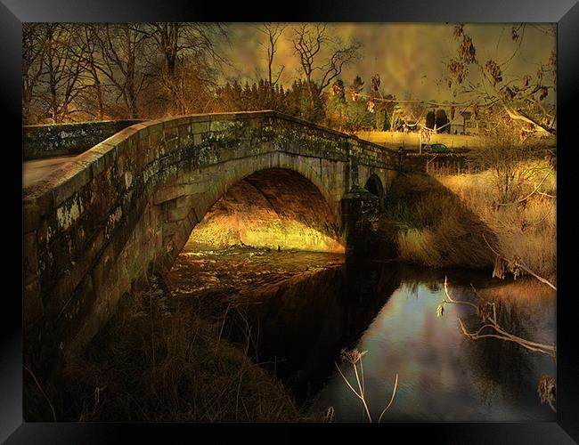 The Bridge Framed Print by Irene Burdell