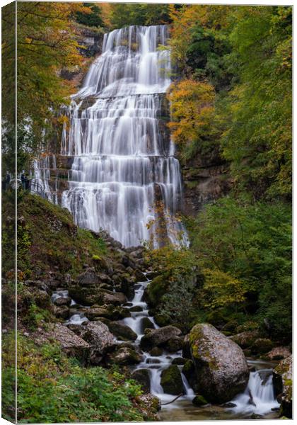 Eventail Falls Canvas Print by DiFigiano Photography