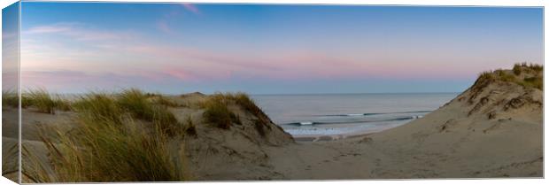 The Dunes at Amélie-sur-Mer Canvas Print by DiFigiano Photography