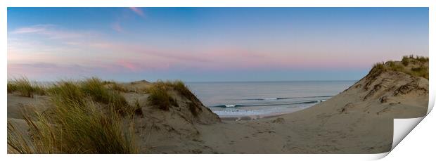 The Dunes at Amélie-sur-Mer Print by DiFigiano Photography