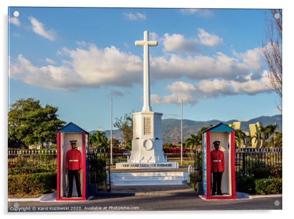 National Heroes Park in Kingston, Jamaica Acrylic by Karol Kozlowski