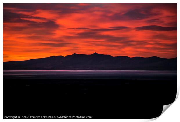 Mirador de Las Aguilas Viewpoint, Patagonia, Argentina Print by Daniel Ferreira-Leite