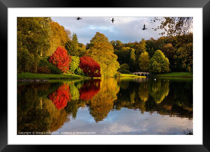 The season of colour Framed Mounted Print by Steve Lewis