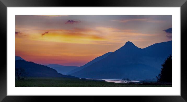 Sunrise Glencoe Framed Mounted Print by Ceri Jones