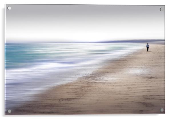 On the Beach Acrylic by Mark Jones