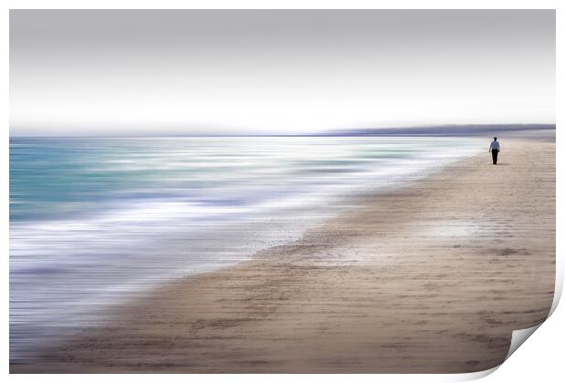 On the Beach Print by Mark Jones