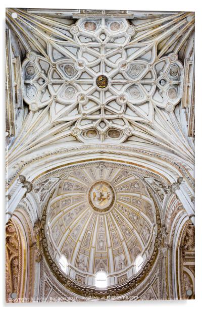 Mezquita Cathedral Ceilings in Cordoba Acrylic by Artur Bogacki