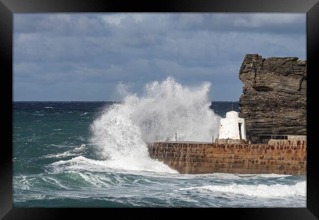 The Beehive at Portreath Framed Print by Dave Rowlatt