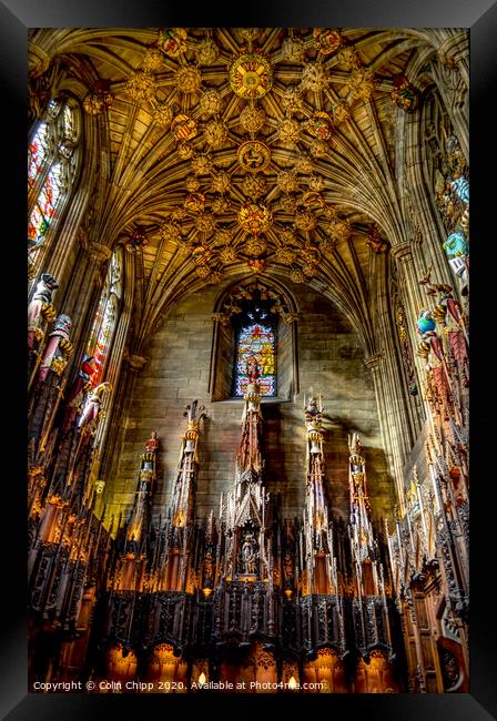 The Thistle Chapel Framed Print by Colin Chipp