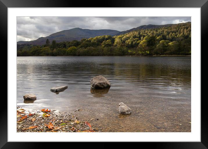 Autumn over Coniston Framed Mounted Print by Dave Rowlatt