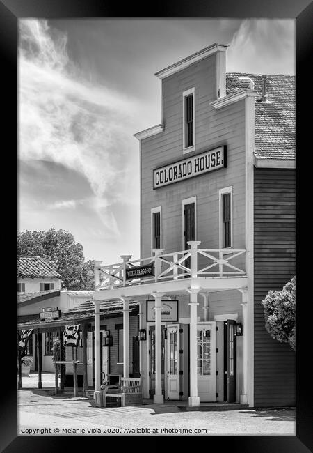 SAN DIEGO Old Town Framed Print by Melanie Viola