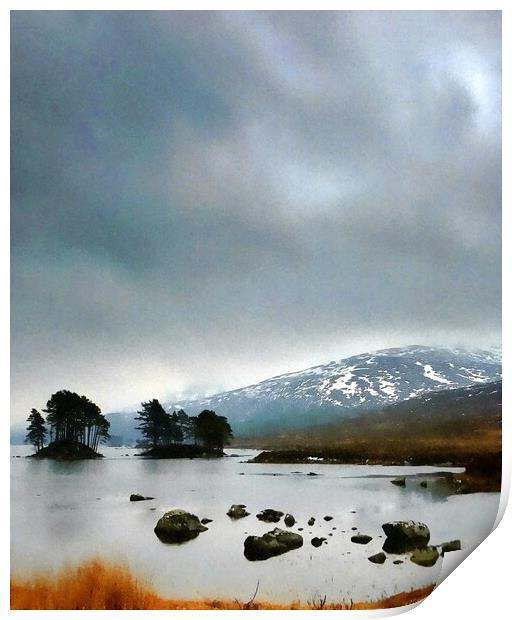 loch ossian Print by dale rys (LP)