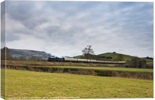 The Somerset and Dorset Railway remembered Canvas Print by Daryl Peter Hutchinson