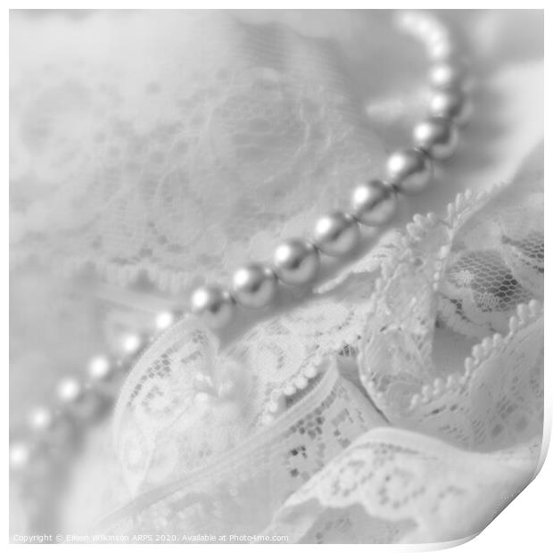 Pearls and Lace Print by Eileen Wilkinson ARPS EFIAP