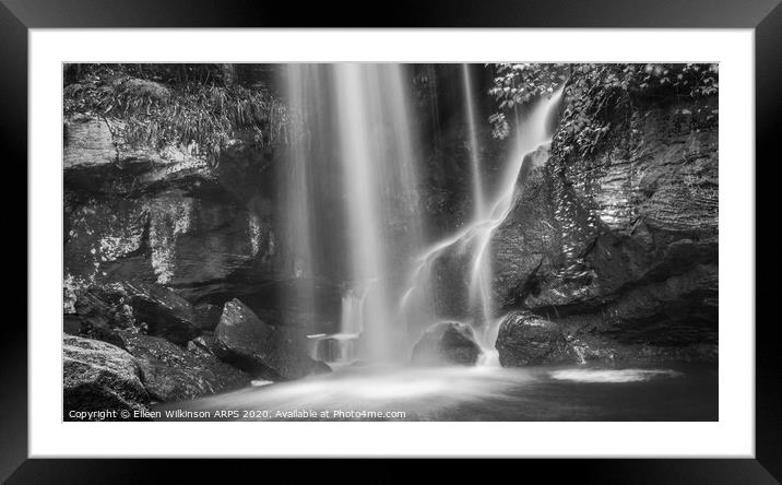 Routin Linn waterfall  Framed Mounted Print by Eileen Wilkinson ARPS EFIAP