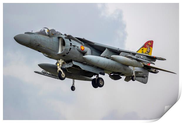 Spanish Harrier Jump Jet Print by Oxon Images