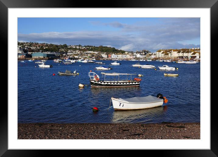 Teignmouth Harbour Framed Mounted Print by Jeremy Hayden